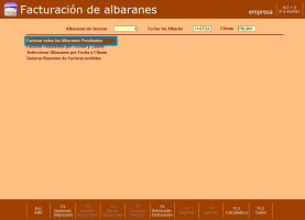 Facturar todos los albaranes pendientes